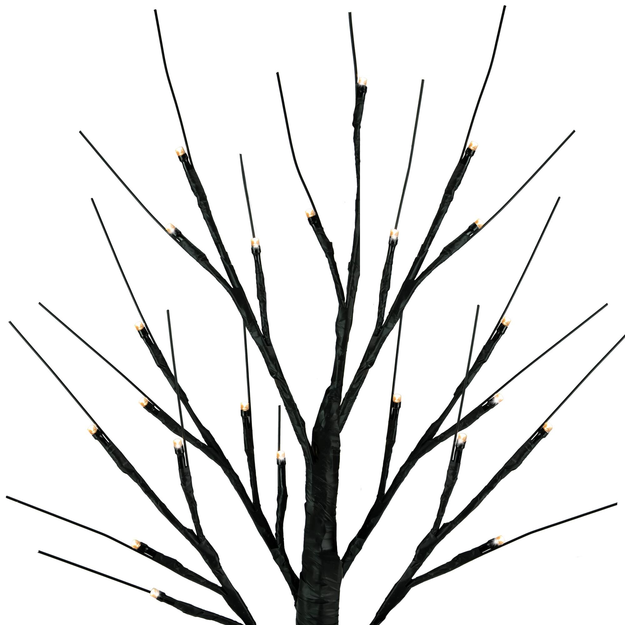 24" LED Lighted Brown Christmas Twig Tree Warm White Lights On Sale Bed Bath & Beyond